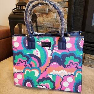Trina Turk Midsize Floral Tote NWT